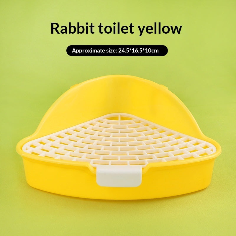 Pet Bunny Triangle Toilet Supplies Potty