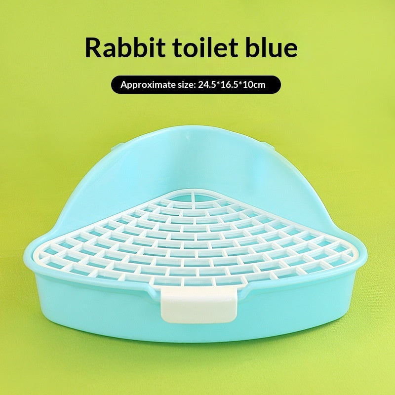 Pet Bunny Triangle Toilet Supplies Potty