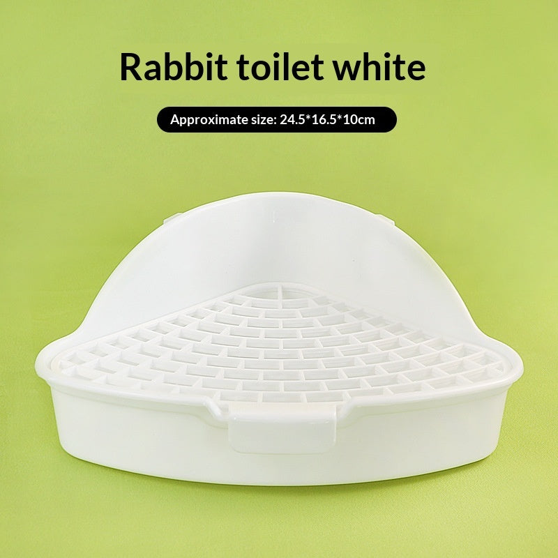 Pet Bunny Triangle Toilet Supplies Potty